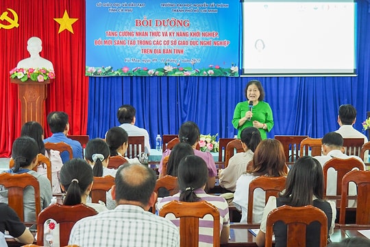Cà Mau: Tăng cường nhận thức và kỹ năng khởi nghiệp, đổi mới sáng tạo