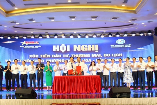 Mở cơ hội hợp tác giữa doanh nghiệp Thanh Hóa và Hải Phòng