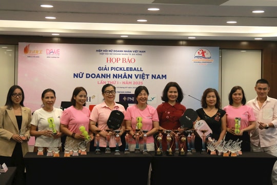 Hiệp hội nữ Doanh nhân Đà Nẵng đăng cai giải Pickleball thiện nguyện