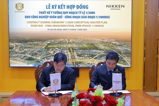 Công ty CP KCN Xuân Quế và Nikken Việt Nam ký kết hợp đồng tư vấn quy hoạch KCN Xuân Quế - Sông Nhạn (Giai đoạn 1)