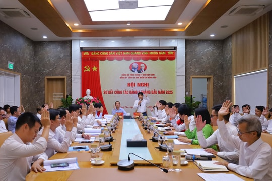 Đảng bộ PV GAS VUNG TAU hoàn thành xuất sắc công tác 6 tháng đầu năm 2025