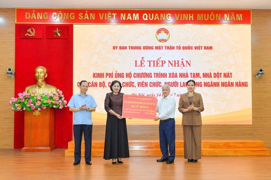 Ngành Ngân hàng chung tay xóa nhà tạm, nhà dột nát