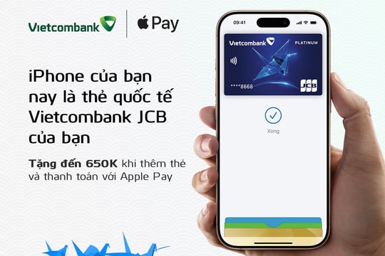 Vietcombank giới thiệu Apple Pay đến chủ thẻ quốc tế Vietcombank JCB