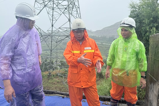 EVNNPT tập trung cao độ, chủ động ứng phó với bão WIPHA