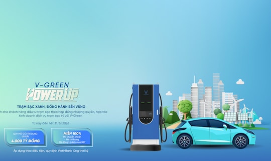 VietinBank dành 4.000 tỷ đồng tín dụng ưu đãi đồng hành cùng chủ đầu tư trạm sạc