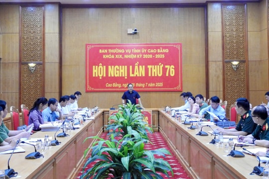 Cao Bằng chuẩn bị chu đáo cho Đại hội Đảng bộ các cấp