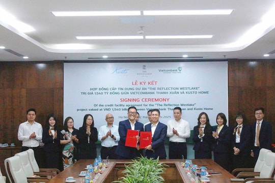 Vietcombank Thanh Xuân và Kusto Home ký kết hợp đồng tín dụng