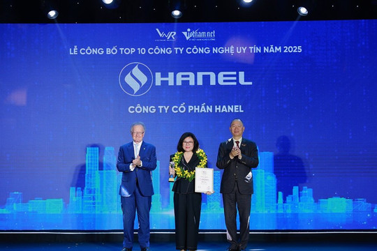 HANEL được bình chọn Top 10 Công ty Công nghệ uy tín năm thứ 5 liên tiếp
