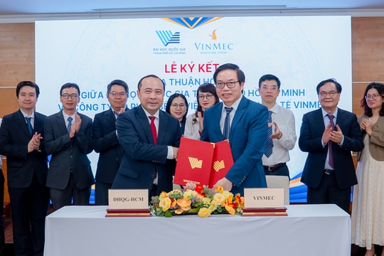 Vinmec và Đại học Quốc gia TP HCM hợp tác chiến lược: Hợp lực phát triển nhân lực y tế chất lượng cao