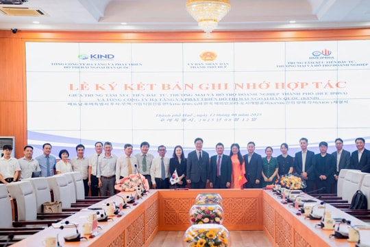 Hue IPBSA ký kết hợp tác đầu tư với doanh nghiệp Hàn Quốc