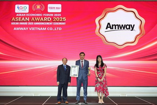 Amway Việt Nam lọt vào Top 5 doanh nghiệp tiêu biểu ASEAN