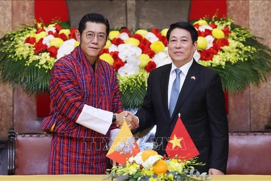 Quốc vương Bhutan tin tưởng vào con đường phát triển của Việt Nam