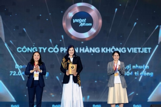 Forbes vinh danh Vietjet trong Top 50 Công ty niêm yết tốt nhất Việt Nam 2025