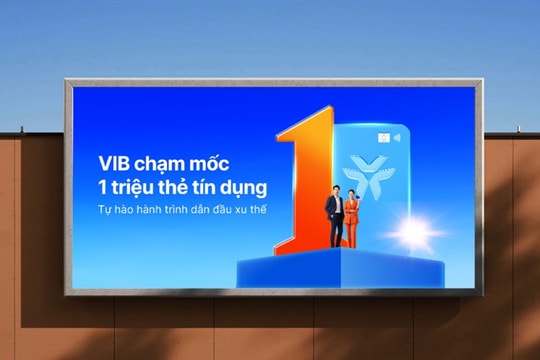 VIB cán mốc 1 triệu thẻ tín dụng: Khẳng định vị thế dẫn đầu
