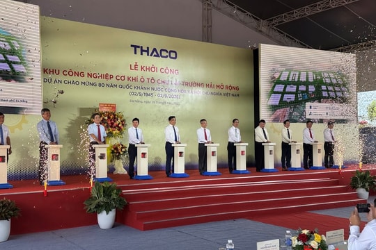 Khởi công Khu công nghiệp cơ khí ô tô Chu Lai Trường Hải mở rộng