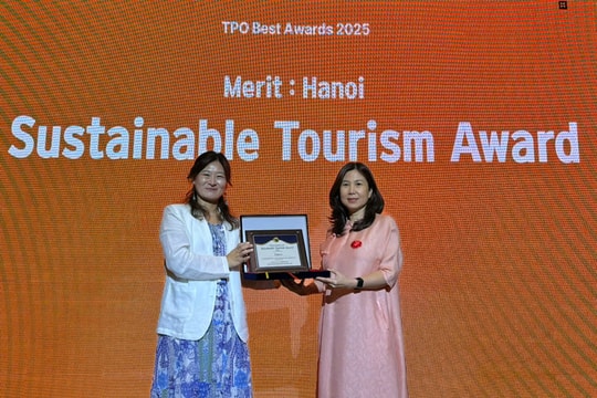 Du lịch Hà Nội khẳng định vị thế với giải thưởng “Du lịch bền vững”