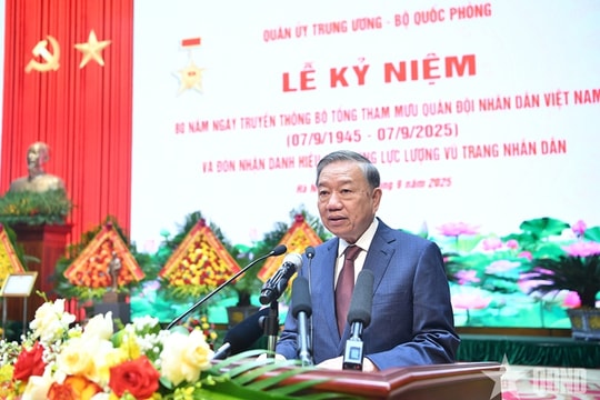 Tổng Bí thư: Xây dựng Quân đội hiện đại gắn với thế trận lòng dân vững chắc