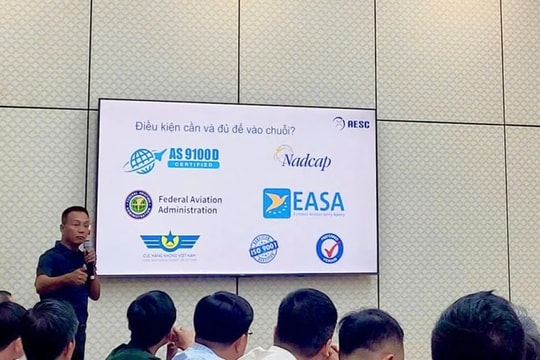 Doanh nghiệp Việt cần liên kết để tham gia chuỗi cung ứng công nghiệp hàng không