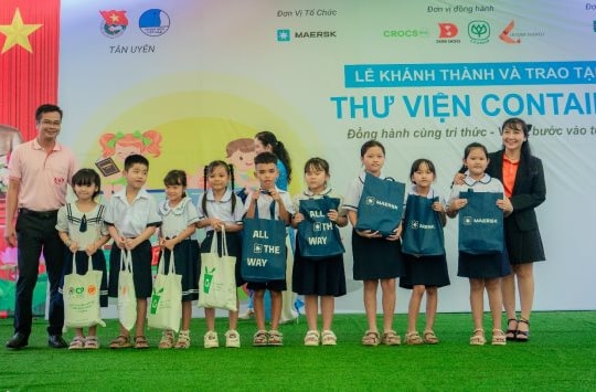 C.P. Việt Nam: Năm thứ ba đồng hành cùng dự án “Thư viện Container”