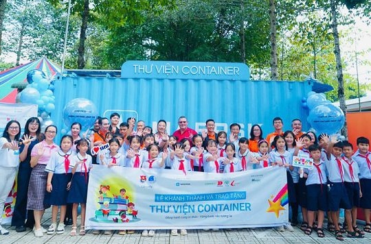 CÔNG TY CỔ PHẦN CHĂN NUÔI C.P. VIỆT NAM ĐỒNG HÀNH CÙNG DỰ ÁN “THƯ VIỆN CONTAINER”