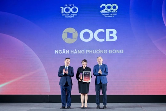 OCB liên tiếp nằm trong top doanh nghiệp nộp ngân sách lớn nhất Việt Nam