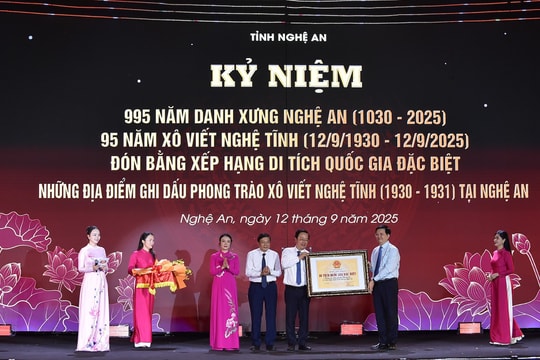 Kỷ niệm 995 năm danh xưng Nghệ An, 95 năm Xô viết Nghệ Tĩnh và đón Bằng xếp hạng di tích quốc gia đặc biệt Xô viết Nghệ Tĩnh