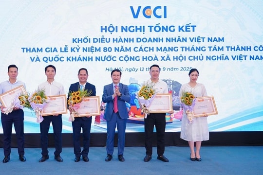VCCI biểu dương các doanh nhân và đơn vị tham gia nhiệm vụ A80