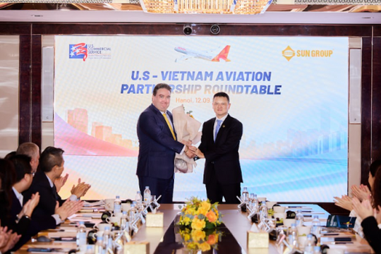 Sun Group kết nối hệ sinh thái hàng không với các tập đoàn hàng đầu của Mỹ