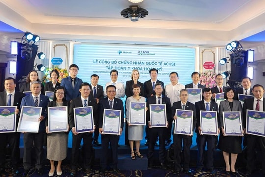 Tập đoàn Y khoa Hoàn Mỹ đạt chứng nhận quốc tế ACHSI cho toàn hệ thống