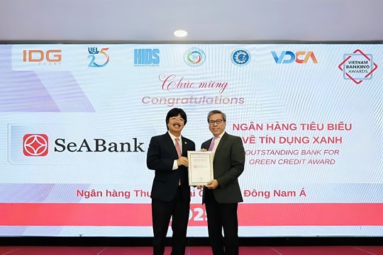 SeABank khẳng định dấu ấn bền vững với 2 giải thưởng