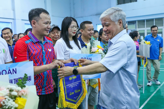 Khai mạc Hội thao chào mừng Đại hội Đảng bộ Mặt trận Tổ quốc, các đoàn thể Trung ương