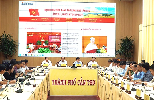 Đại hội Đảng bộ thành phố Cần Thơ nhiệm kỳ 2025 - 2030 diễn ra từ ngày 26 - 28/9/2025
