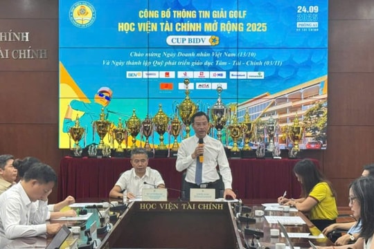 Giải Golf Học viện Tài chính Mở rộng 2025 – Cúp BIDV