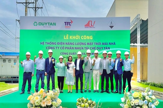 Điện mặt trời mái nhà tại DUYTAN Recycling - Bước tiến xanh hóa sản xuất