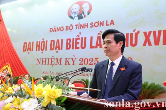 Ông Hoàng Quốc Khánh tái đắc cử Bí thư Tỉnh ủy Sơn La khóa XVI