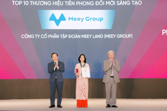 Meey Group giành giải Top 10 Thương hiệu tiên phong Đổi mới sáng tạo