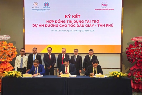 VDB ký kết hợp tác tài trợ vốn tín dụng cho các dự án hạ tầng chiến lược quốc gia