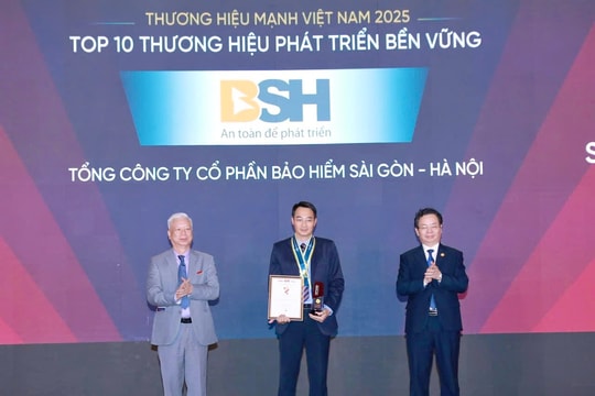 BSH được vinh danh Thương hiệu Mạnh Việt Nam 2025