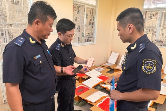 Lực lượng Hải quan phát hiện, bắt giữ hàng nghìn sản phẩm nghi vi phạm sở hữu trí tuệ