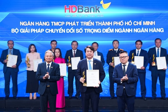 HDBank tiếp đạt Giải thưởng Chuyển đổi số Việt Nam 2025