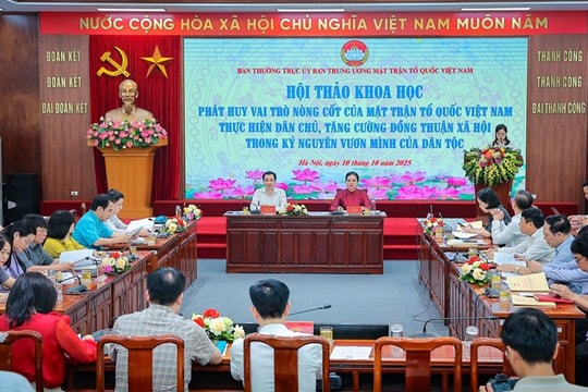 Phát huy vai trò nòng cốt của MTTQ Việt Nam trong thực hiện dân chủ, tăng cường đồng thuận xã hội trong kỷ nguyên vươn mình