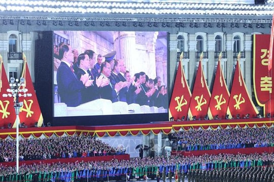 Tổng Bí thư Tô Lâm dự Lễ duyệt binh kỷ niệm 80 năm thành lập Đảng Lao động Triều Tiên