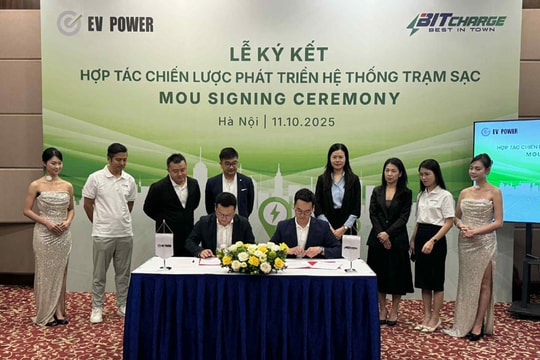 EV Power và BitCharge hợp tác phát triển trạm sạc xe điện tại Việt Nam