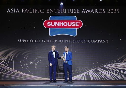 Sunhouse Group nhận giải “Doanh nghiệp xuất sắc châu Á 2025”