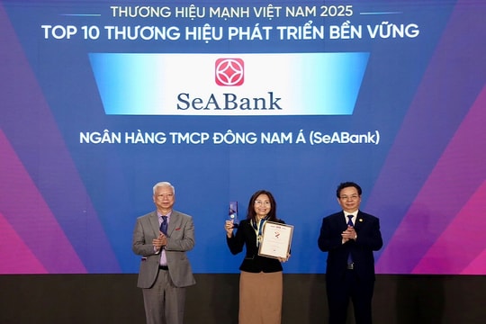 SeABank giữ vững danh hiệu Thương hiệu Mạnh Việt Nam 17 năm liên tiếp