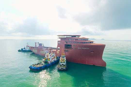 Thành công lai kéo tàu ST 245 ESCV số 82