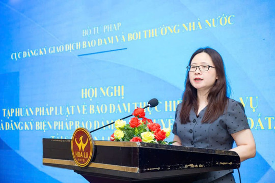 Ninh Bình tập huấn pháp luật về bảo đảm nghĩa vụ bằng Quyền sử dụng đất