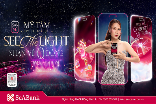 SeABank mang cơ hội săn vé miễn phí Mỹ Tâm Live Concert 2025