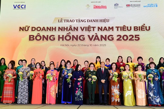 Tôn vinh 100 Nữ doanh nhân Việt Nam tiêu biểu – Bông Hồng Vàng 2025 (Phần I)