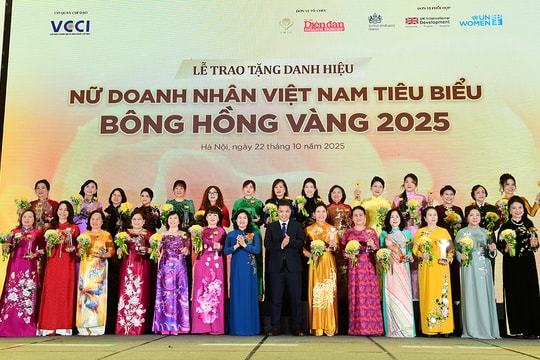Tôn vinh 100 Nữ doanh nhân Việt Nam tiêu biểu – Bông Hồng Vàng 2025 (Phần II)